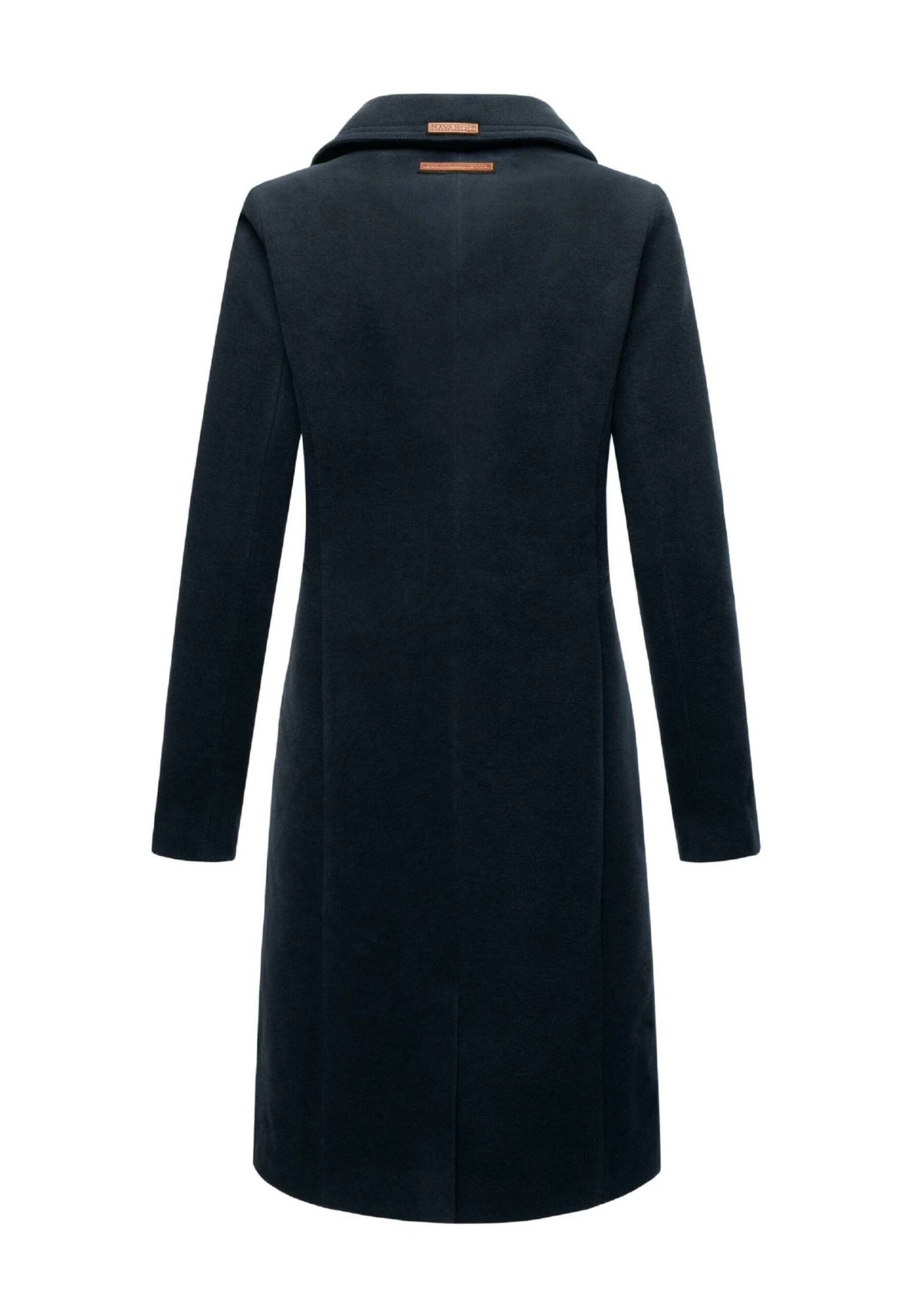 Navahoo Wooly - Halflange Jas - Dark Blue 2 Navahoo Wooly - Halflange Jas - Dark Blue - Afbeelding 2