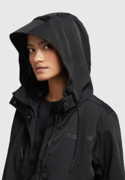 Khujo Jomana - Parka - Schwarz -Winterjas Winkel 88516fb2bbbe4a53984af49debfa84fc