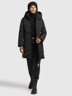 Khujo Wintermantels Wintermantel Formin Dames Zwart -Winterjas Winkel 8bd0a2f80b076537c56c40b4aa7a31e0 scaled