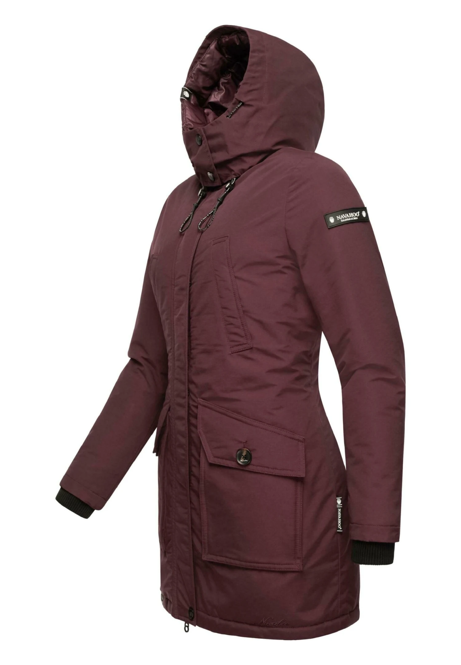 Navahoo Blizzardstorm - Parka - Dark Red Melange 2 Navahoo Blizzardstorm - Parka - Dark Red Melange - Afbeelding 2