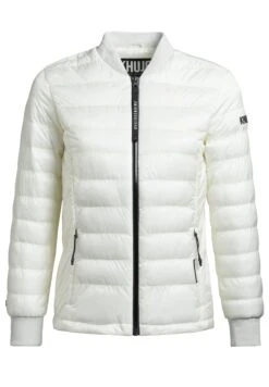 Khujo Maude Shiny - Bomberjacks - Cremeweiß -Winterjas Winkel 9503cc0899e6405a89f9d6a85b296a1c scaled