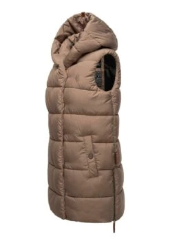 Navahoo Madilynaa - Bodywarmer - Dark Taupe -Winterjas Winkel 982f703e4fd04411be9dc02d0da98417