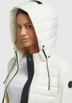 Khujo Ruth Shiny - Winterjas - Cremeweiß -Winterjas Winkel 9a8badde7a564459856d7569ad7d61d0