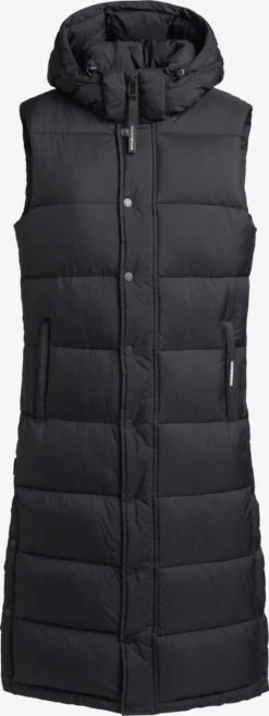 Khujo Bodywarmers Bodywarmer Magneta Dames Zwart