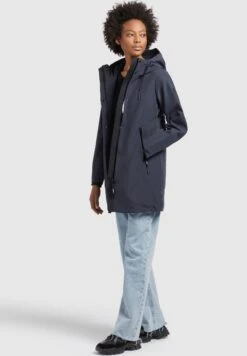 Khujo Izaf - Regenjas - Dunkelblau -Winterjas Winkel a443497246dd4dde8dafbf6fb4945320