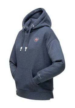 Navahoo Hoodie - Dusty Blue Melange -Winterjas Winkel a5b988f68f734ebdafb7c059ff4070d1