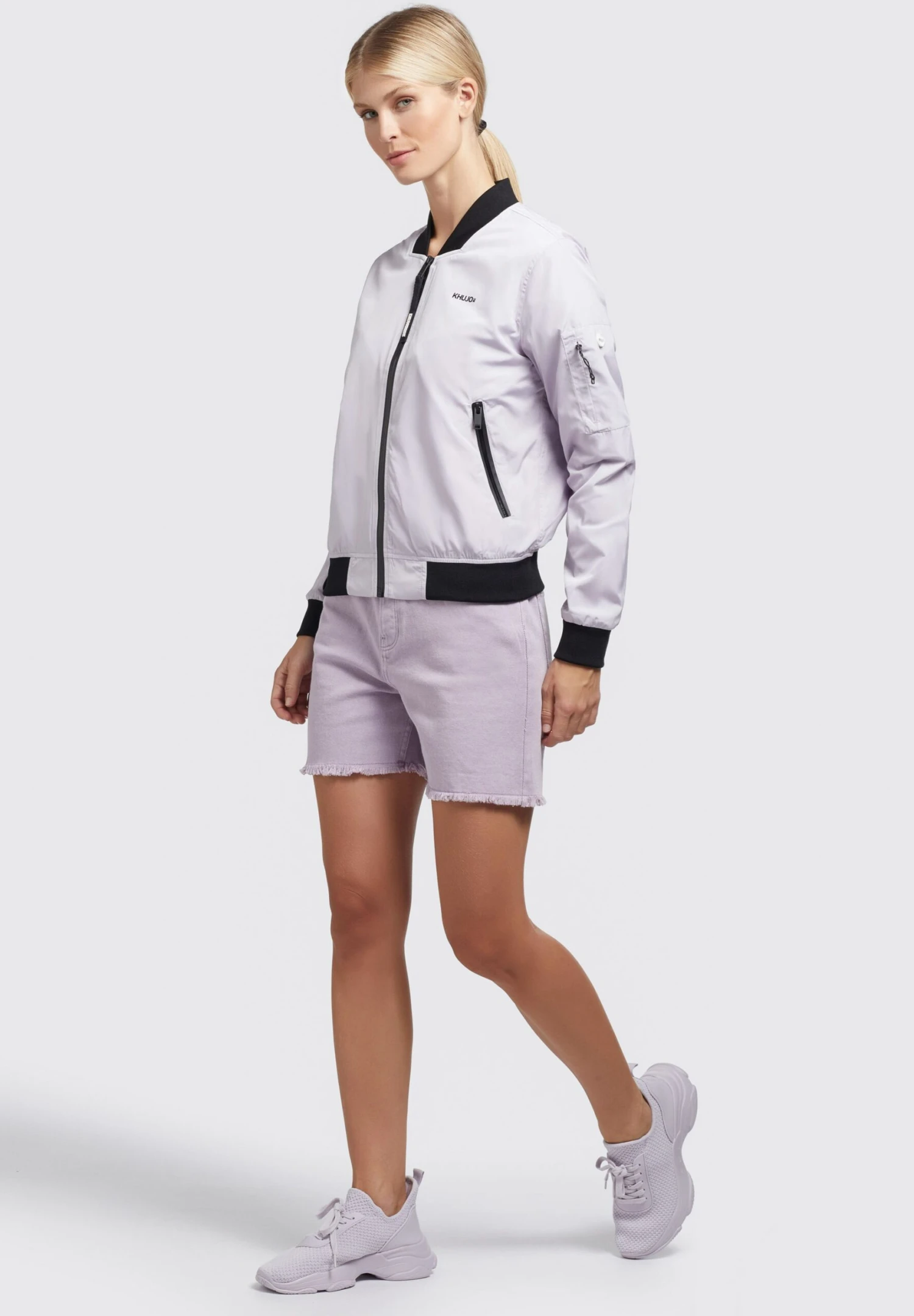 Khujo Stence2 - Bomberjacks - Flieder Hell 4 Khujo Stence2 - Bomberjacks - Flieder Hell - Afbeelding 4