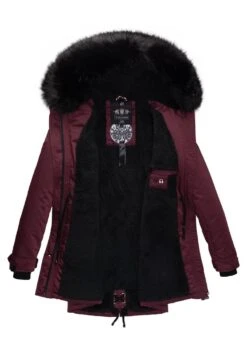 Navahoo Luluna - Winterjas - Burgundy -Winterjas Winkel a97641a9df87420f8f8ac11e761ec8ac