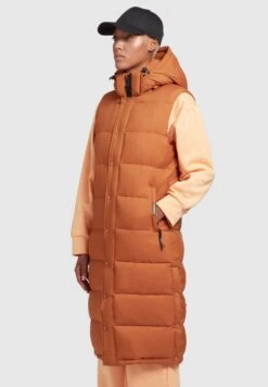 Khujo Magneta Matt - Bodywarmer - Orangebraun -Winterjas Winkel aa585caca35549fd935186bd48c251cc scaled