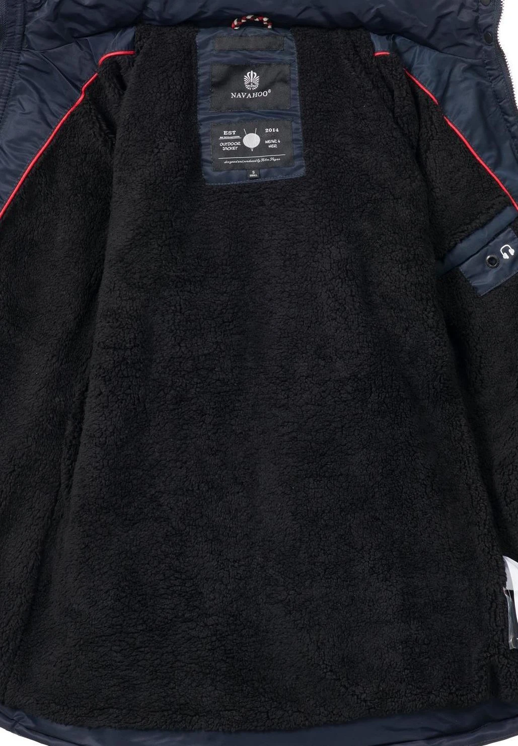 Navahoo Schätzchen - Winterjas - Blue 4 Navahoo Schätzchen - Winterjas - Blue - Afbeelding 4