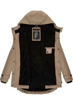 Navahoo Lindraa - Winterjas - Taupe -Winterjas Winkel aae75de0e45d4d4e939b910554194410