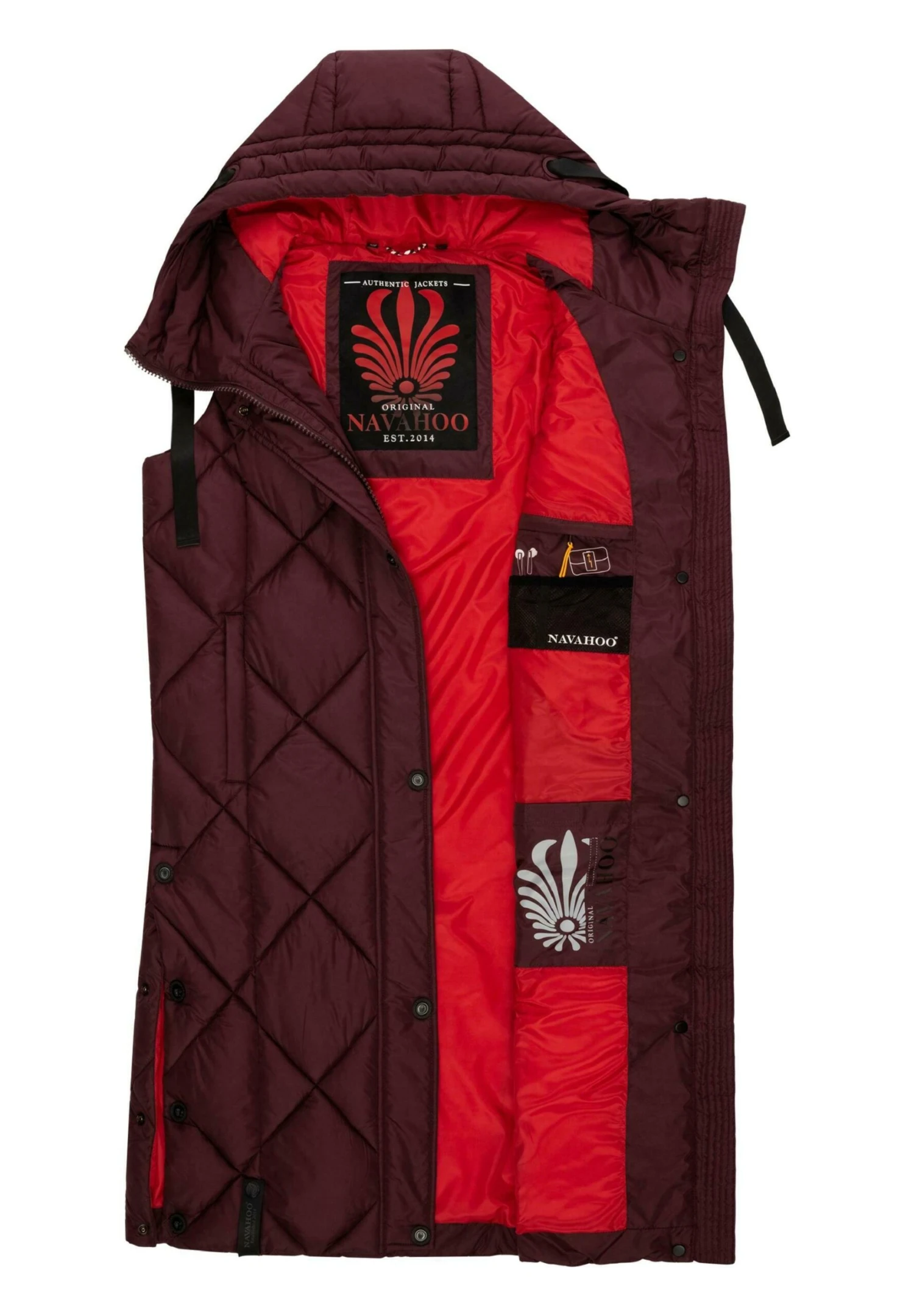 Navahoo Schnuckel - Bodywarmer - Wine 3 Navahoo Schnuckel - Bodywarmer - Wine - Afbeelding 3