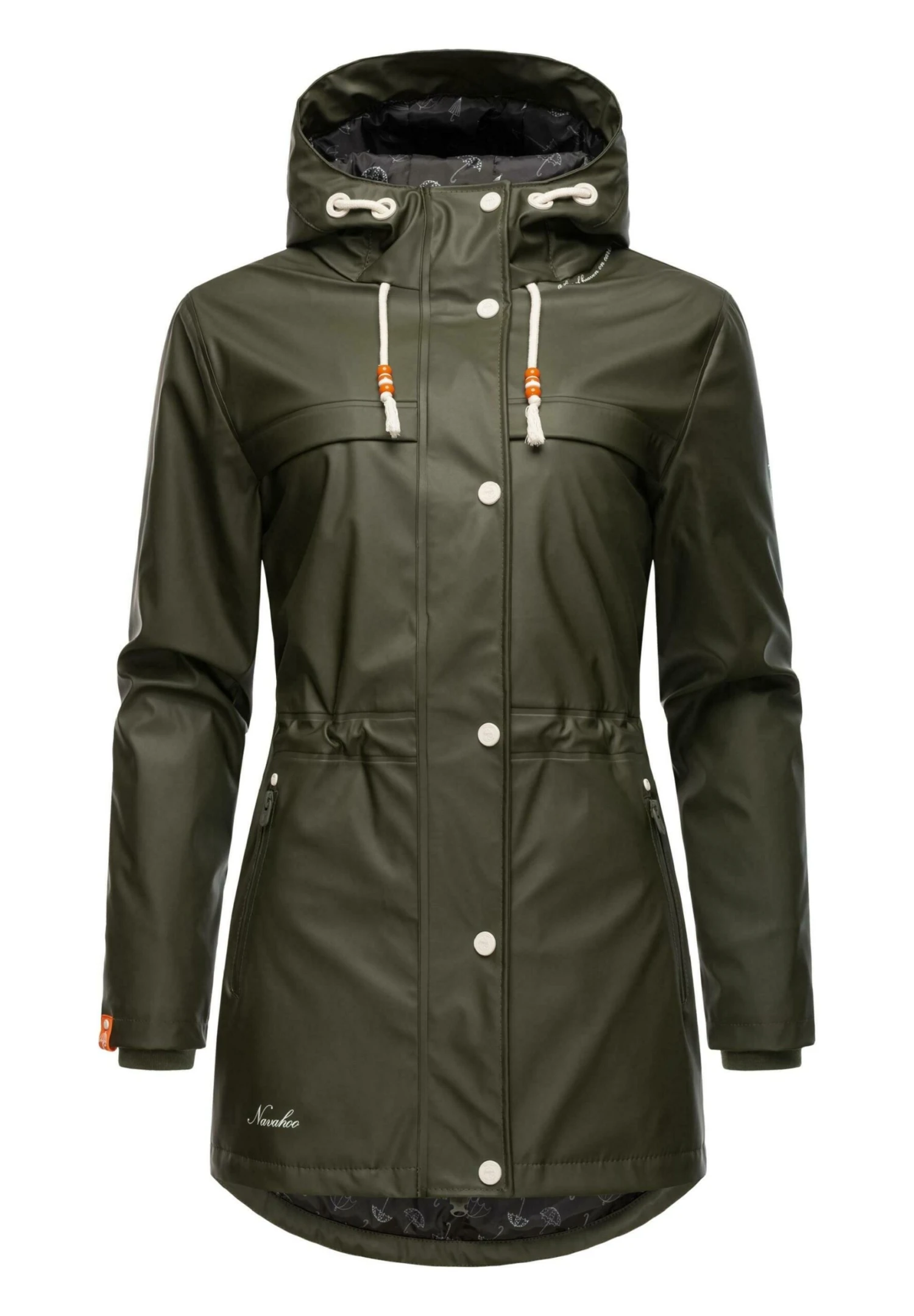 Navahoo Rainy Forest - Regenjas - Dark Olive 1 Navahoo Rainy Forest - Regenjas - Dark Olive