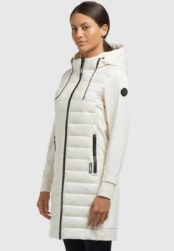 Khujo Ruth Shiny - Winterjas - Cremeweiß -Winterjas Winkel b9f408968ae54abb89a383a2a0ab5163