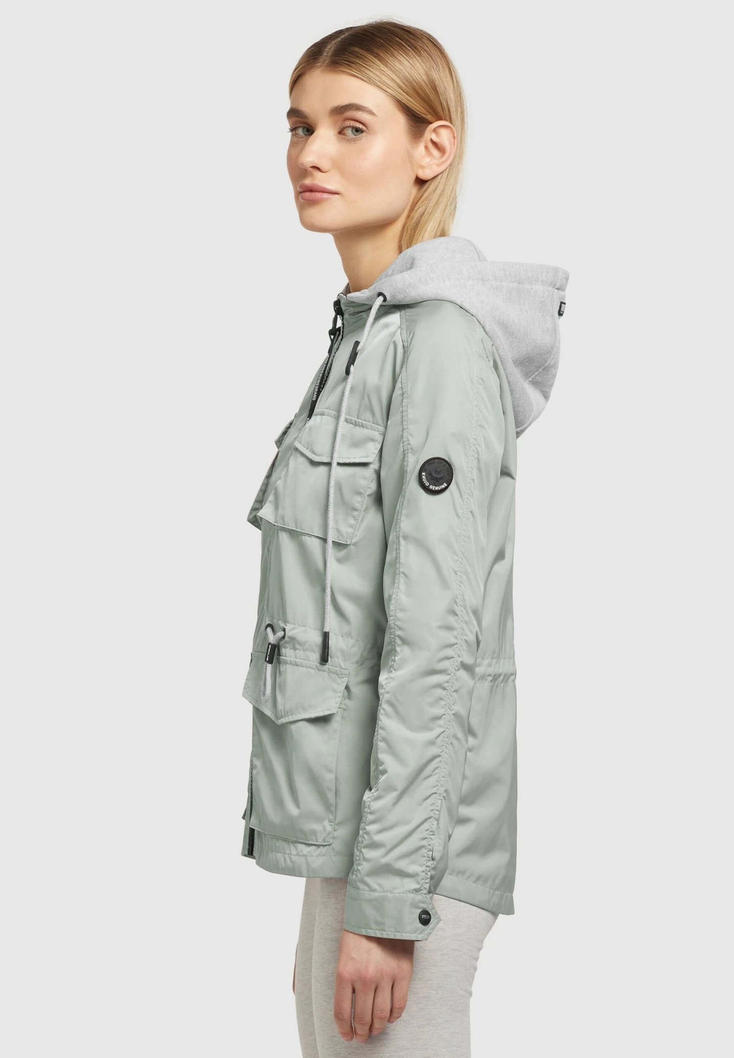 Khujo Flames - Lichte Jas - Blassgrün 5 Khujo Flames - Lichte Jas - Blassgrün - Afbeelding 5