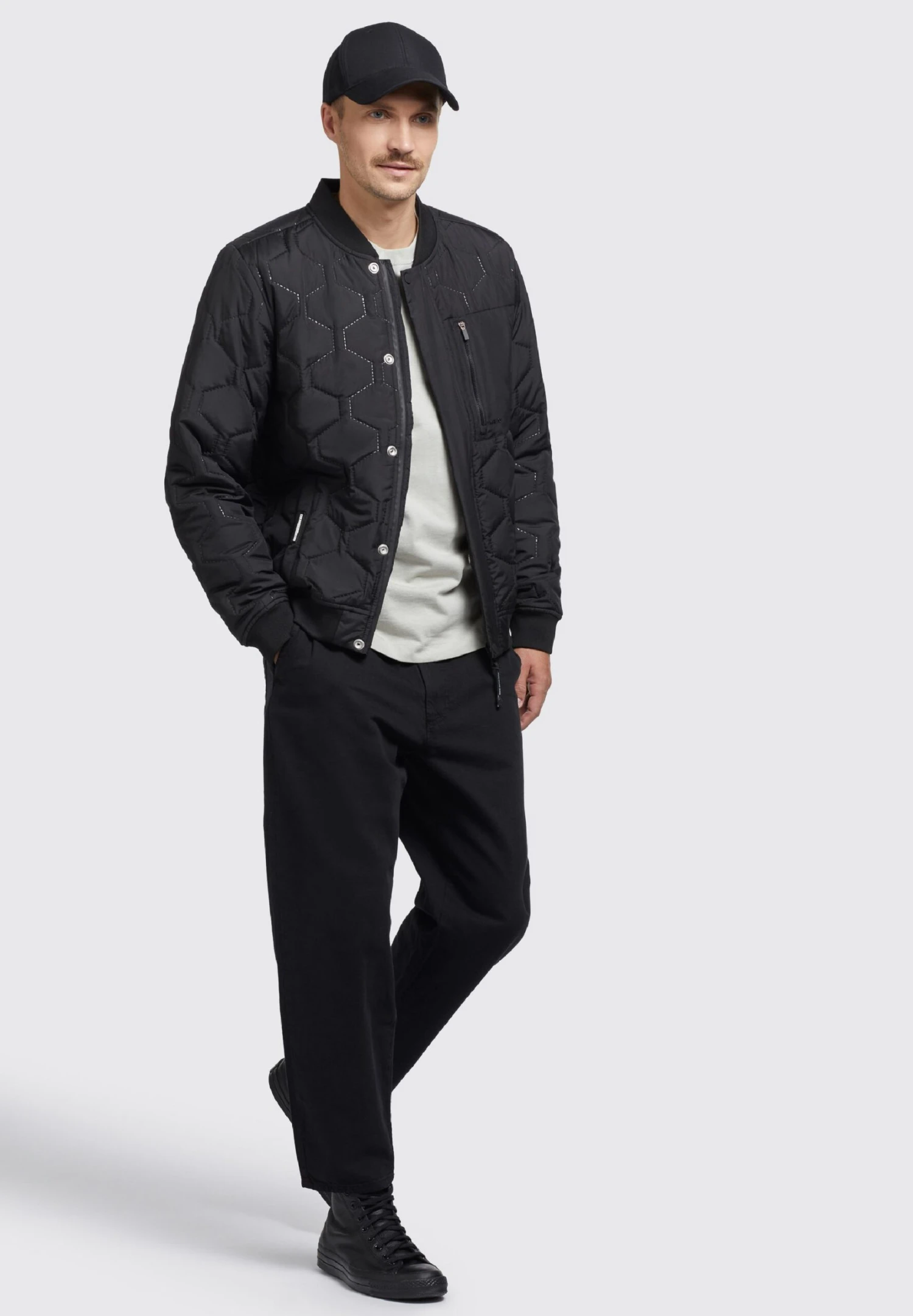 Khujo Carlson - Jas - Schwarz 4 Khujo Carlson - Jas - Schwarz - Afbeelding 4