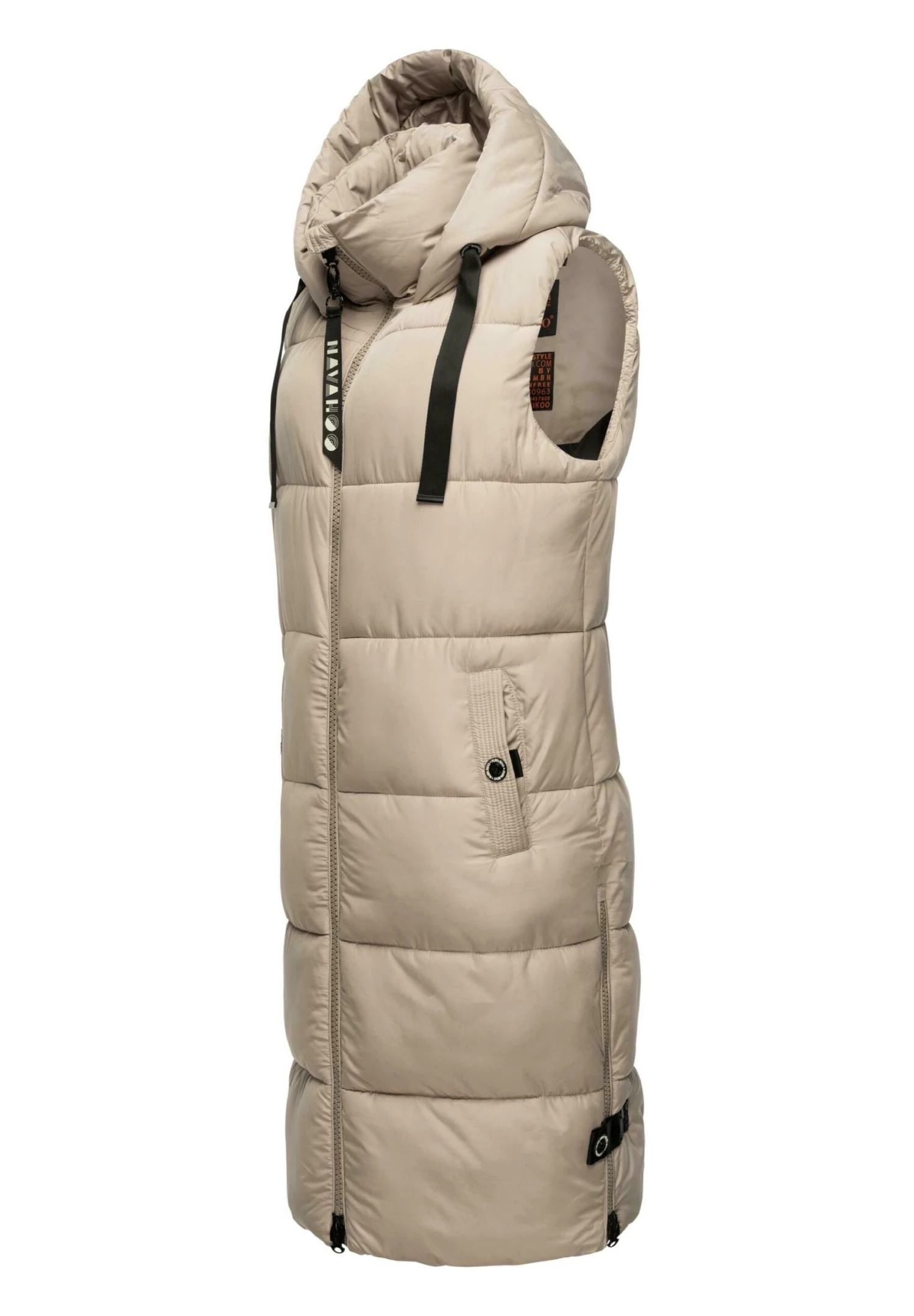 Navahoo Schnuffelchen - Bodywarmer - Taupe 2 Navahoo Schnuffelchen - Bodywarmer - Taupe - Afbeelding 2