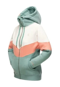 Navahoo Sweater Met Rits - Dusty Mint Melange -Winterjas Winkel c74c3c109f6b4fd88dda7c7ae5e34ff6