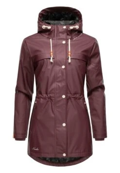 Navahoo Rainy Forest - Regenjas - Dark Red Melange