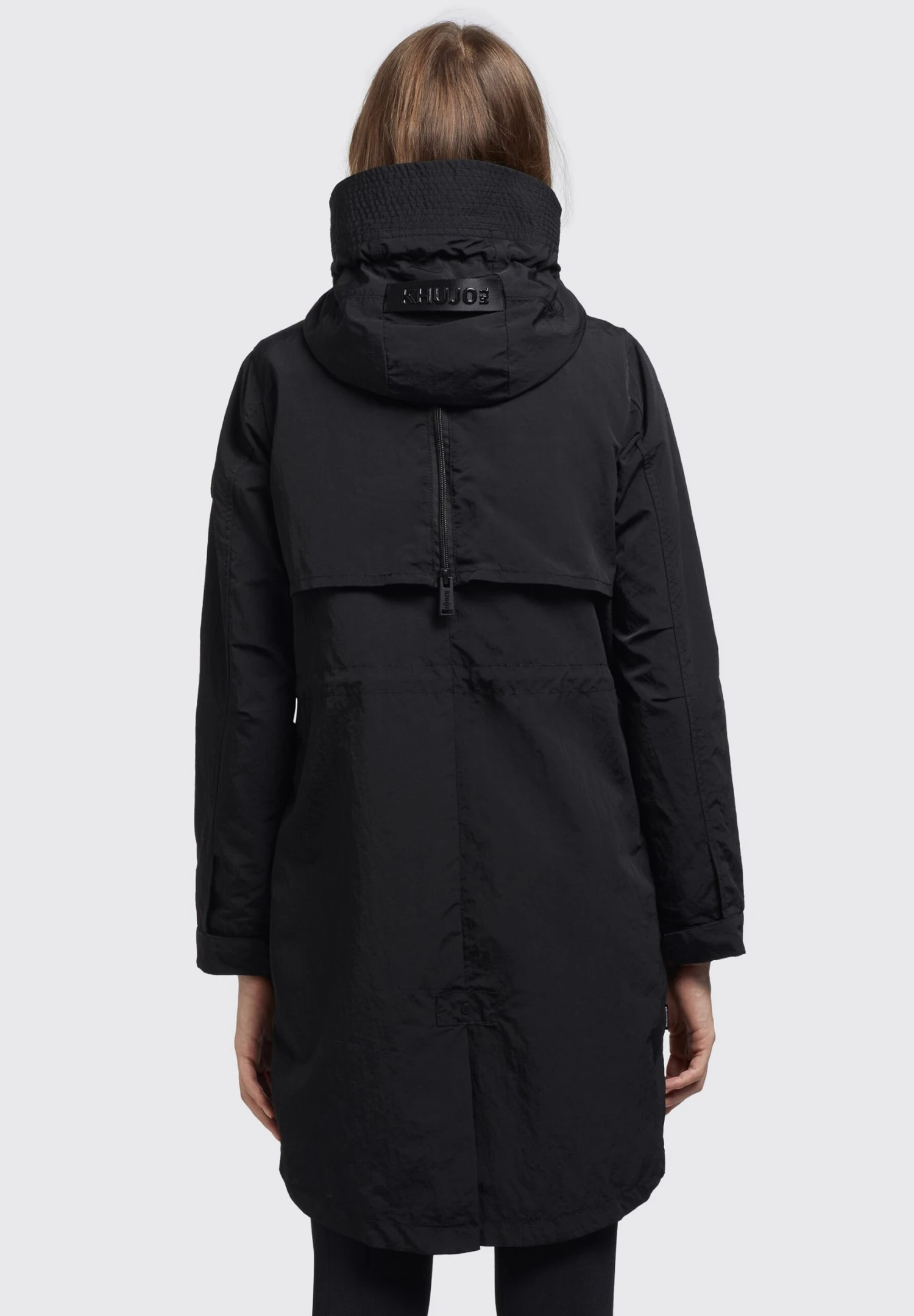 Khujo Adda - Halflange Jas - Schwarz 3 Khujo Adda - Halflange Jas - Schwarz - Afbeelding 3