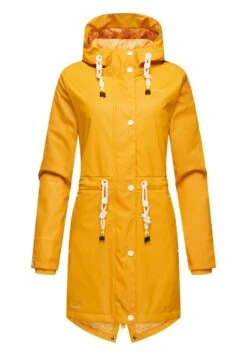 Navahoo Flower Of Ocean - Parka - Amber Yellow
