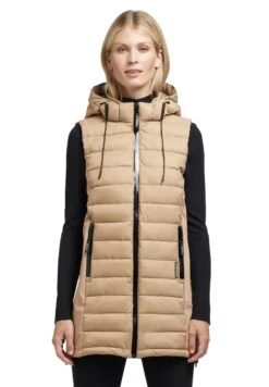 Khujo Weste Becca Matt - Bodywarmer - Beige