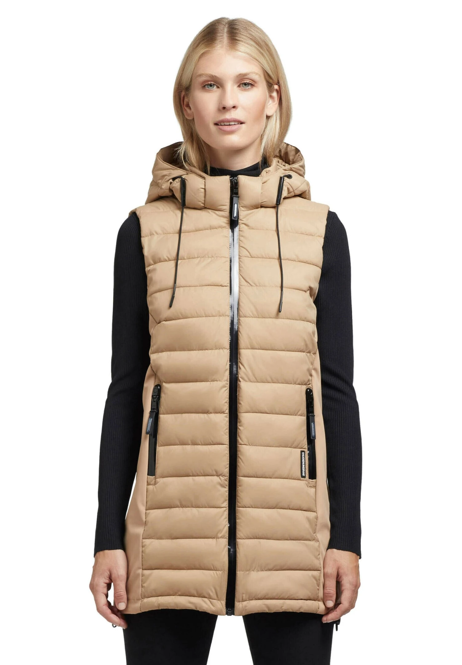 Khujo Weste Becca Matt - Bodywarmer - Beige 1 Khujo Weste Becca Matt - Bodywarmer - Beige