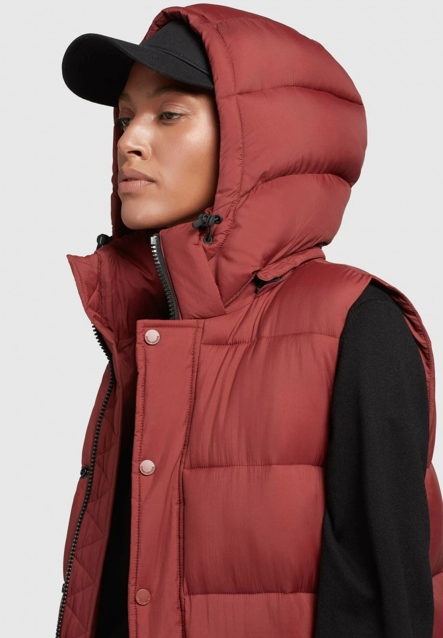 Khujo Magneta Matt - Bodywarmer - Rostrot 4 Khujo Magneta Matt - Bodywarmer - Rostrot - Afbeelding 4