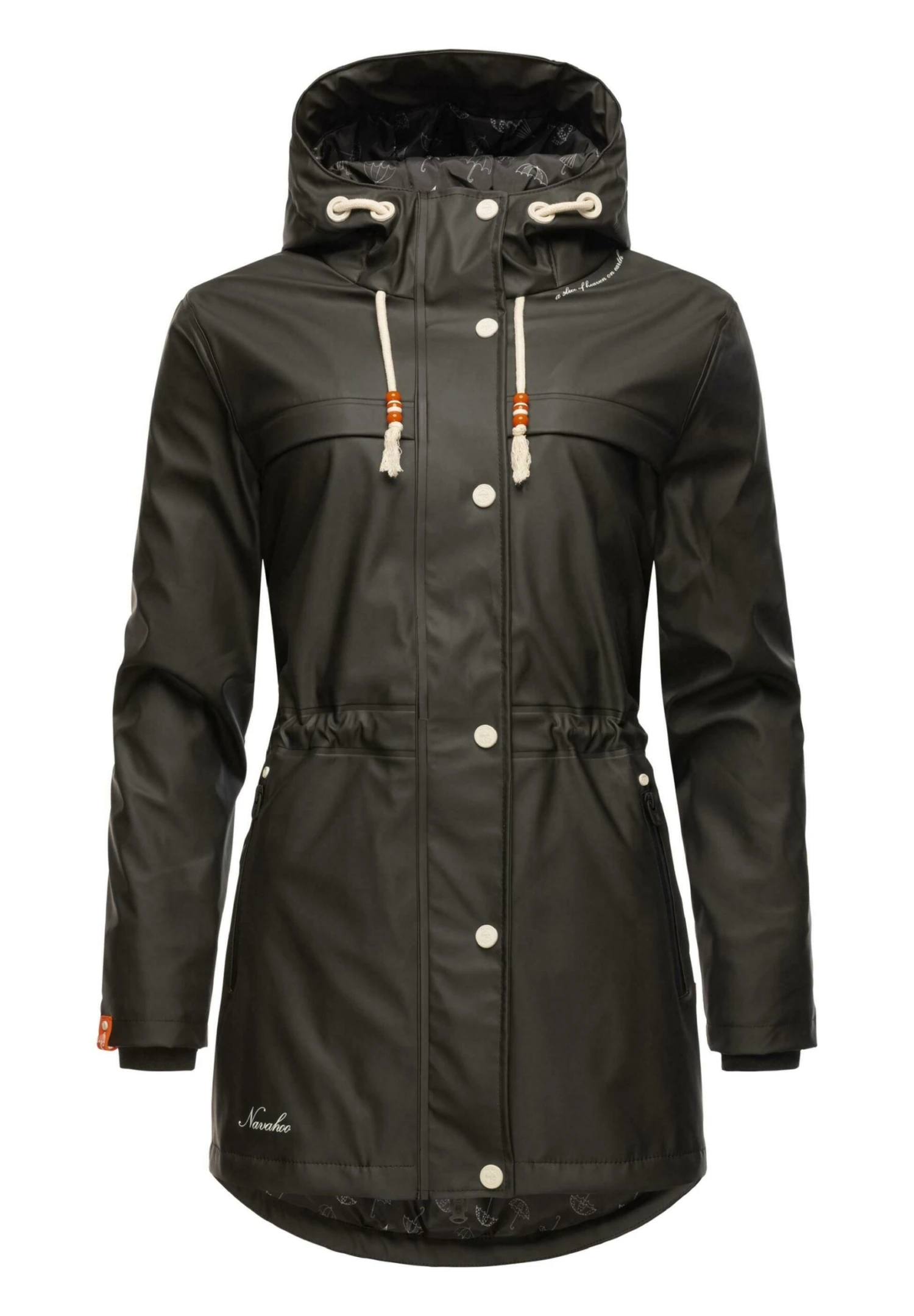 Navahoo Rainy Forest - Regenjas - Black 1 Navahoo Rainy Forest - Regenjas - Black