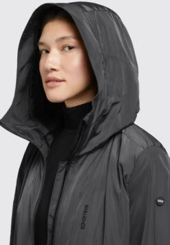 Khujo Mantel Ging - Halflange Jas - Schwarz -Winterjas Winkel da6544ea81e943f0b981d6e5f8eb2752