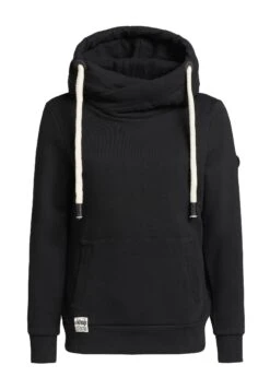 Khujo Rhabea - Hoodie - Schwarz -Winterjas Winkel dab36ded842544a5a5880cd51556f0ea