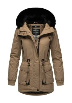 Navahoo Olessaa - Winterjas - Taupe -Winterjas Winkel dbffaa720354457f90777efb45fde255
