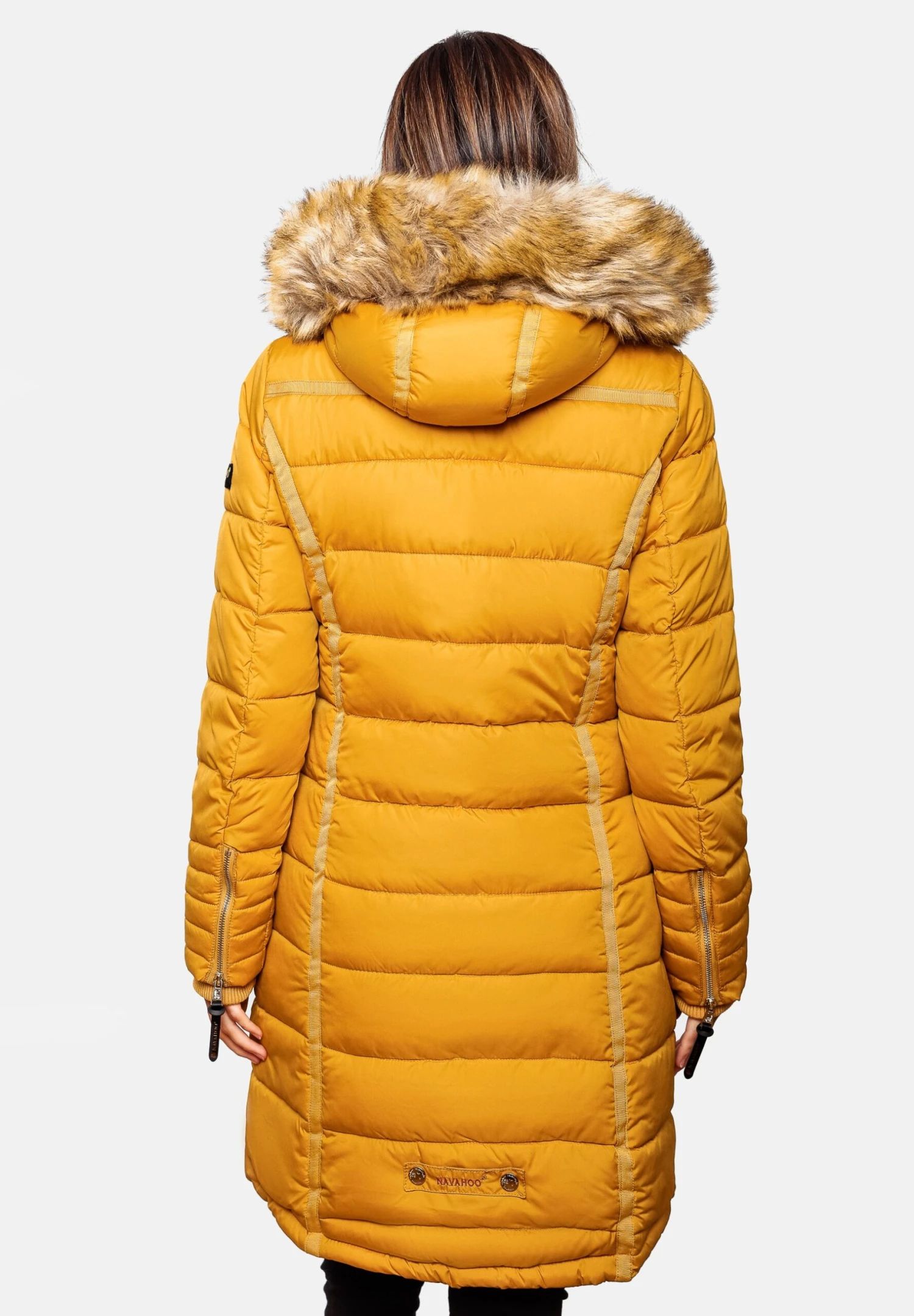 Navahoo Papaya - Winterjas - Yellow 2 Navahoo Papaya - Winterjas - Yellow - Afbeelding 2