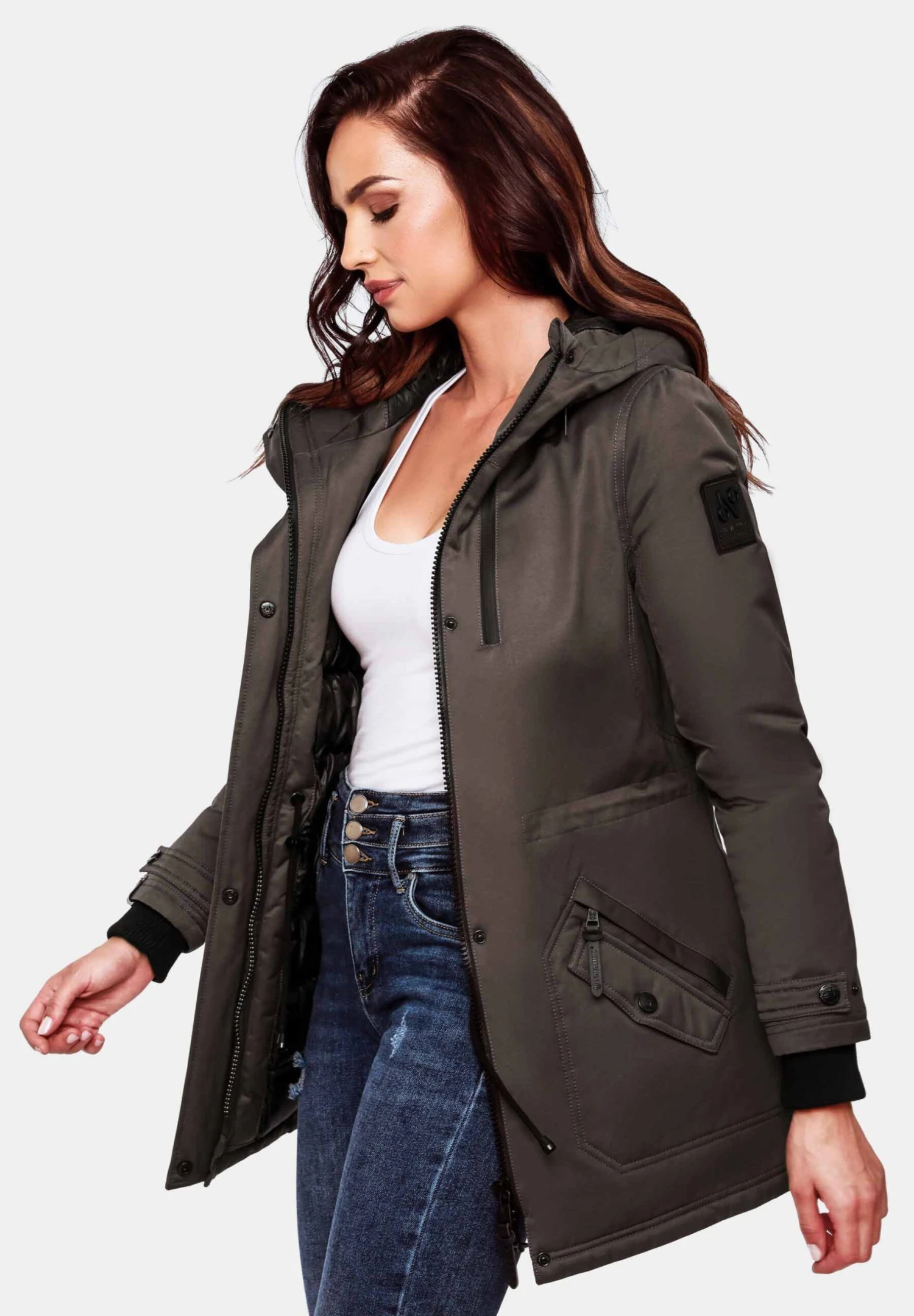 Navahoo Avrille Ii - Winterjas - Dark Grey 4 Navahoo Avrille Ii - Winterjas - Dark Grey - Afbeelding 4