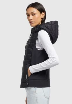 Khujo Fabia Matt - Bodywarmer - Schwarz -Winterjas Winkel e5f3f33c11bb411685bdee7967cf3245