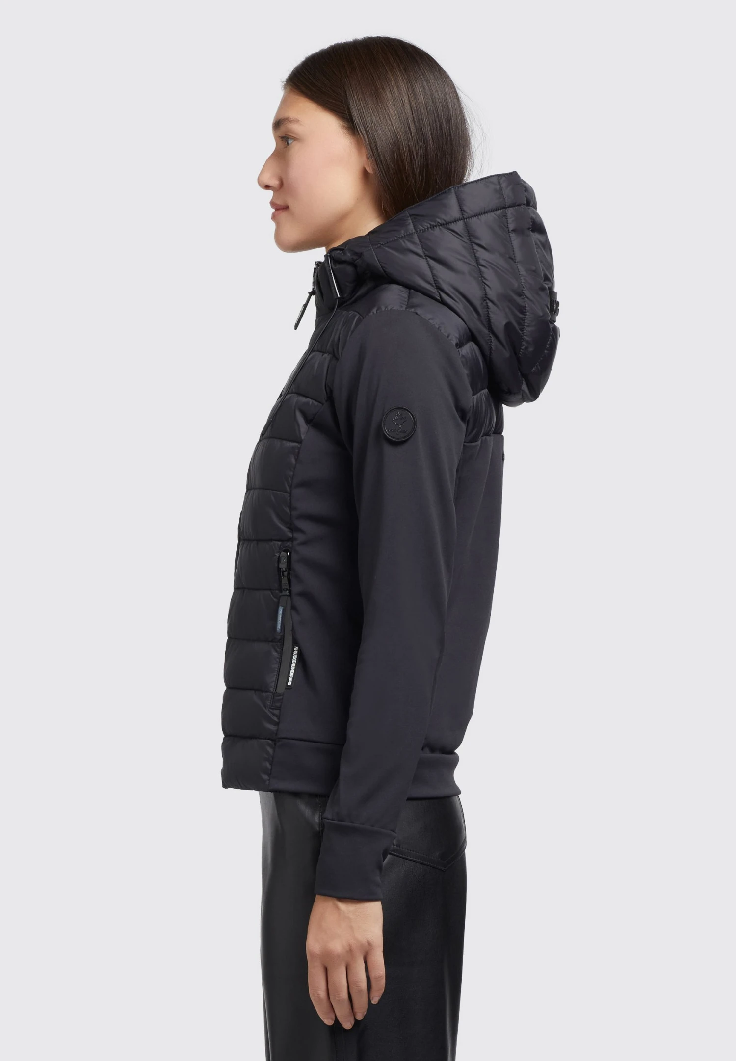 Khujo Ghita Matt - Jas - Schwarz 4 Khujo Ghita Matt - Jas - Schwarz - Afbeelding 4