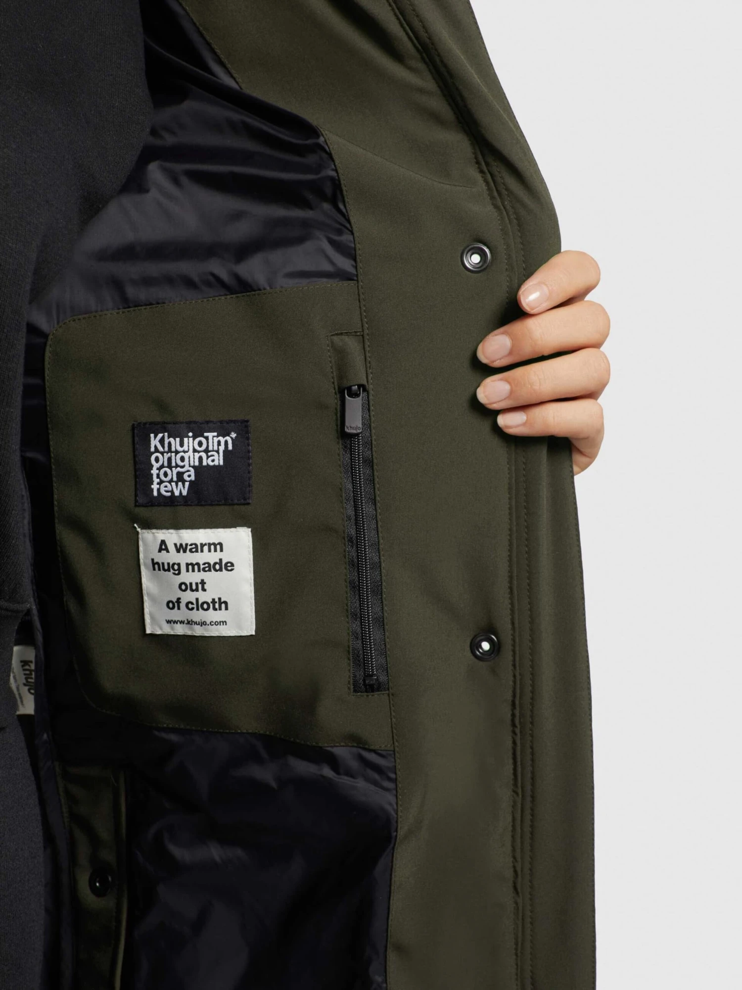 Khujo Tussenmantels Tussenmantel Namita Dames Donkergroen 8 Khujo Tussenmantels Tussenmantel Namita Dames Donkergroen - Afbeelding 8