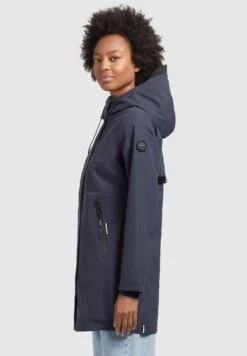 Khujo Izaf - Regenjas - Dunkelblau -Winterjas Winkel f47b35bdd88941ac8f5c12b01c42992a