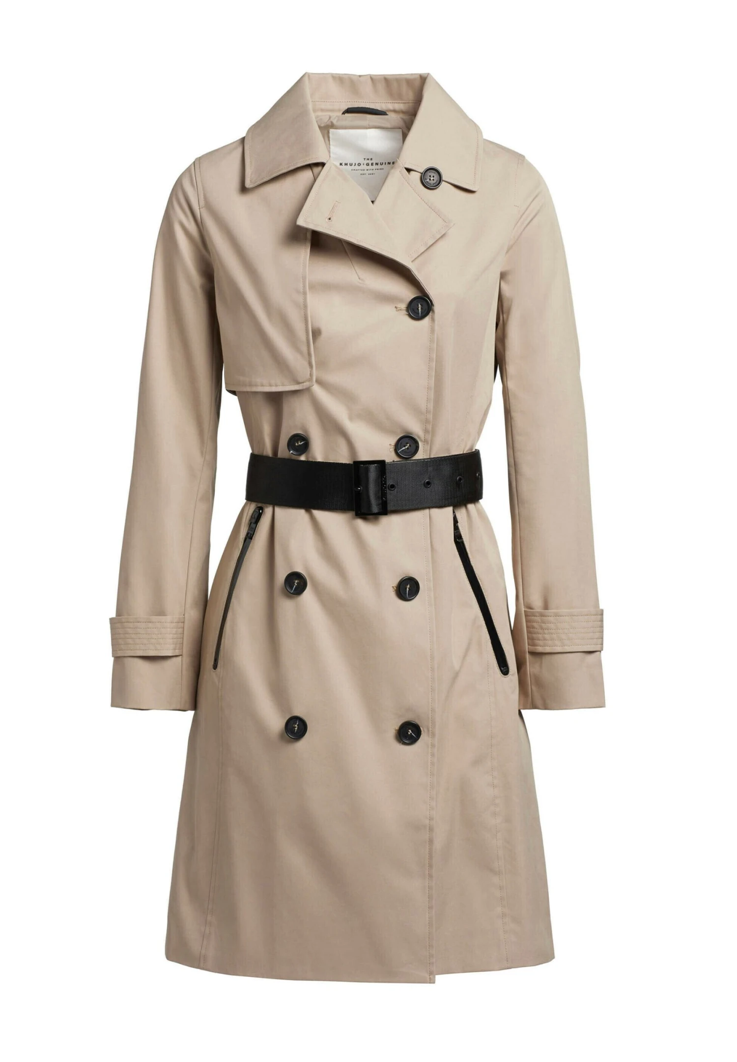 Khujo Trenchcoat - Beige 9 Khujo Trenchcoat - Beige - Afbeelding 9