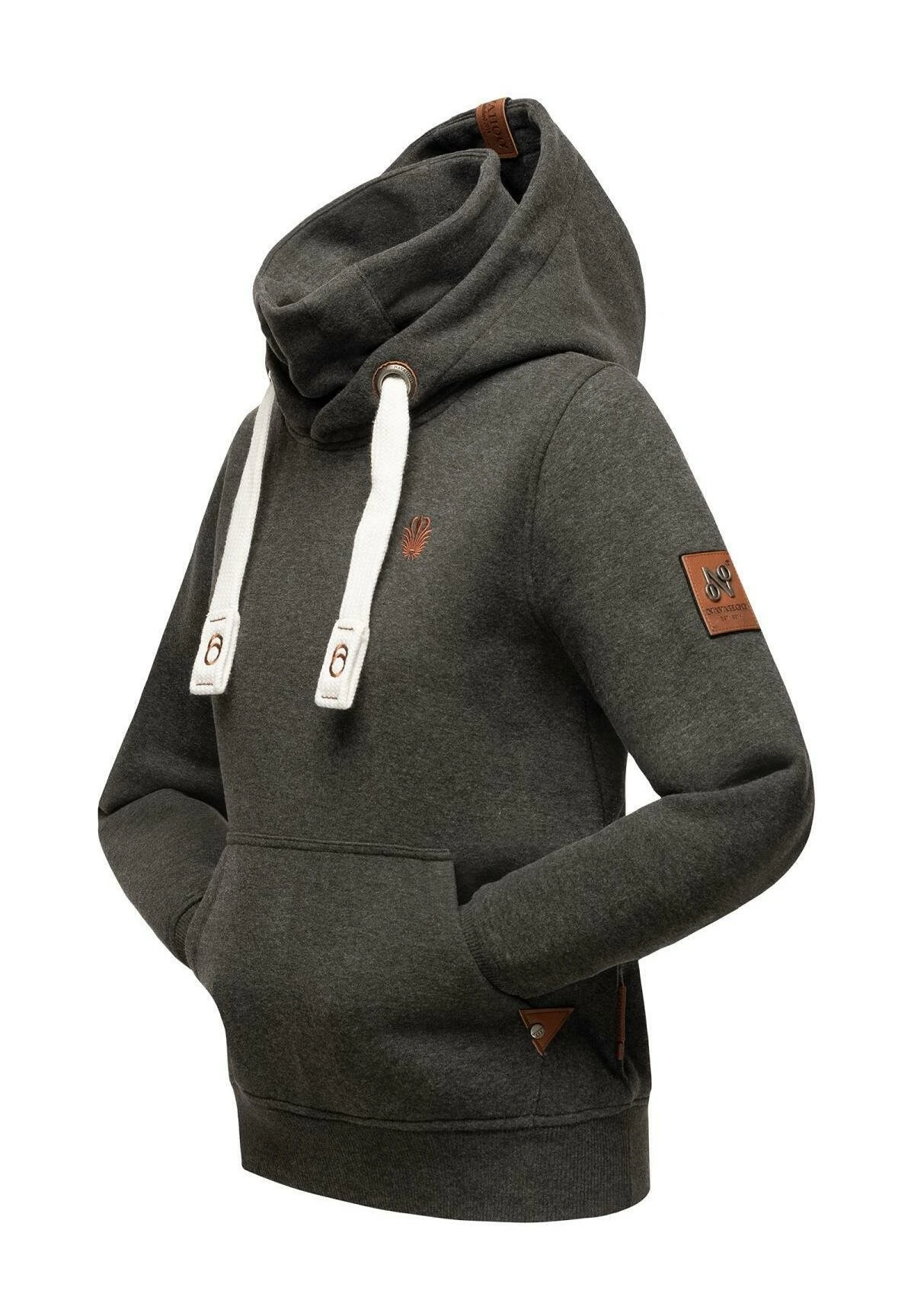Navahoo Raniaa - Hoodie - Dark Grey Melange 6 Navahoo Raniaa - Hoodie - Dark Grey Melange - Afbeelding 6