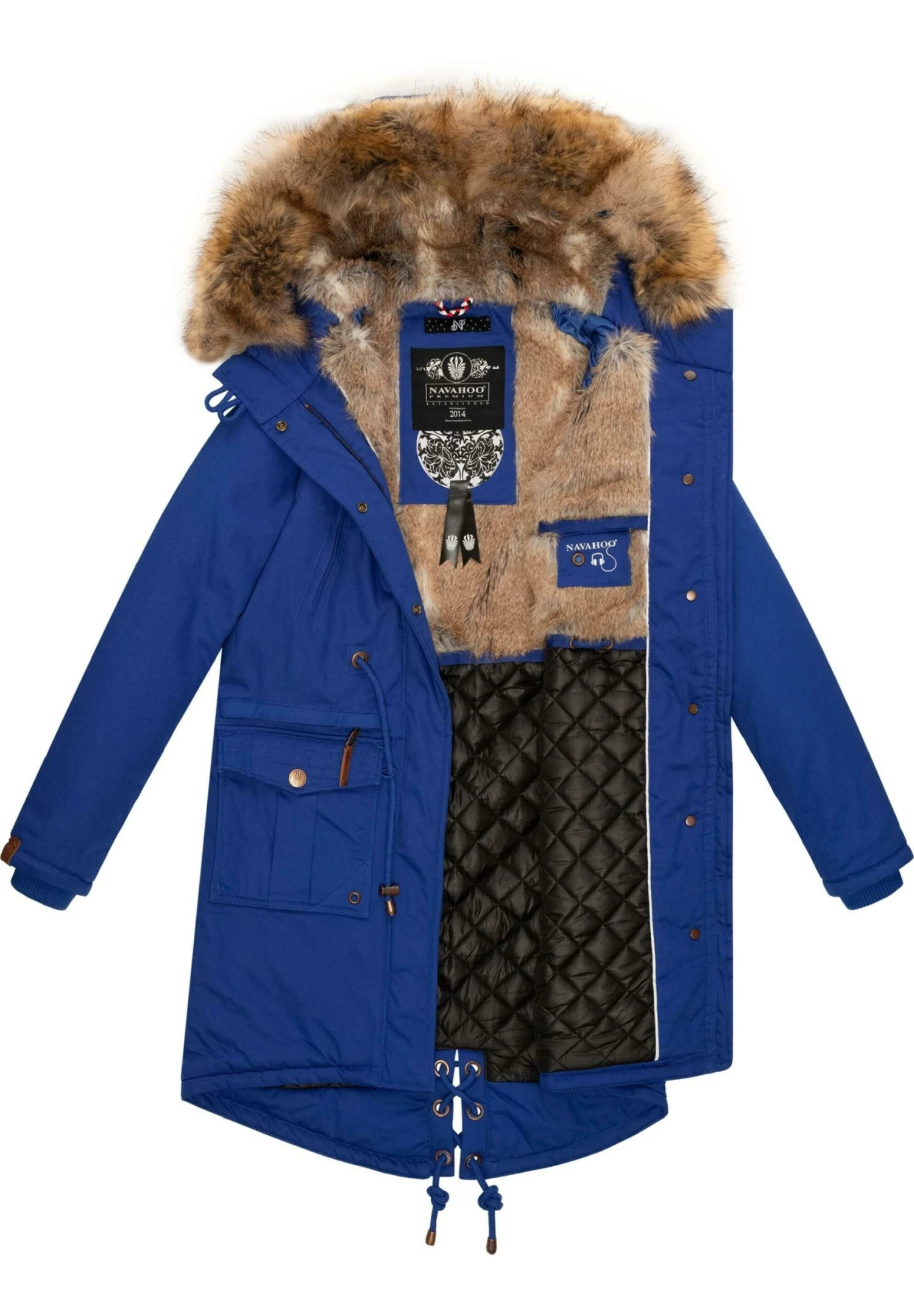 Navahoo Rosinchen - Winterjas - Stone Blue Denim 5 Navahoo Rosinchen - Winterjas - Stone Blue Denim - Afbeelding 5