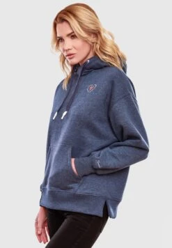 Navahoo Hoodie - Dusty Blue Melange -Winterjas Winkel ffddcf1b2ec94fd8ae633249b333aace scaled